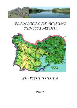 Proiect - Plan local de acțiune pentru mediu Tulcea