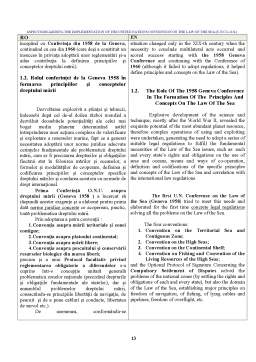 Disertație - Considerații privind Implementarea Convenției Națiunilor Unite privind Dreptul Mării