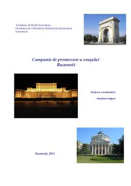 Proiect - Campanie de Promovare a Orașului București