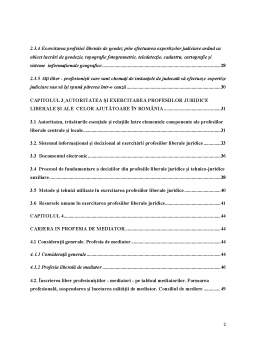 Disertație - Noțiuni generale despre organizarea și exercitarea profesiilor liberale în România și UE