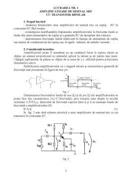 Laborator - Circuite Electronice Liniare