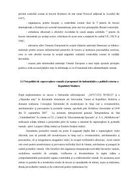 Curs - Cooperarea vamală a Republicii Moldova cu statele vecine