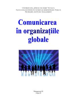 Referat - Comunicare în organizații