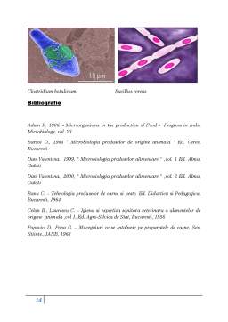 Proiect - Microbiologia cărnii