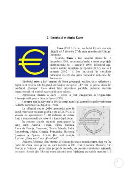 Proiect - Comparații valutare - euro - dolar american - yen japonez - yuan chinez
