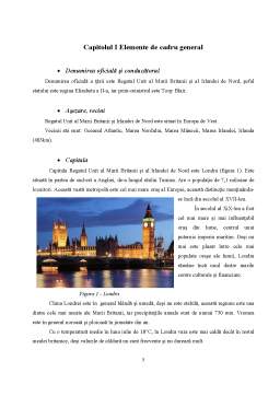 Proiect - Piața turistică - Regatul Unit al Marii Britanii și al Irlandei de Nord