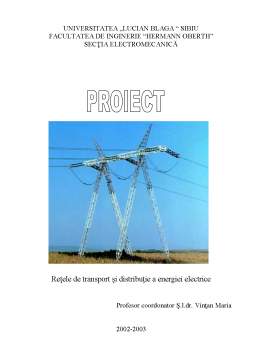Referat - Rețele de Transport și Distribuție a Energiei Electrice