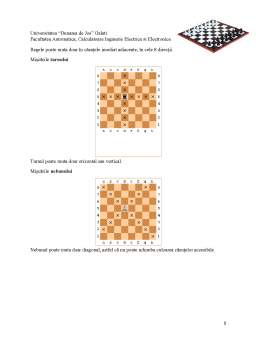 Proiect - Proiectarea aplicațiilor în rețele de calculatoare - jocul șah