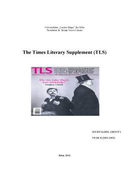 Referat - The Times Literary Supplement