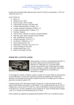 Referat - Analiza comparativă a calității produsului BMW x5 și față de celelalte produse concurente