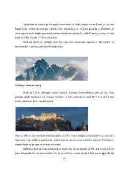 Proiect - Studiu Comparativ privind Dezvoltarea Destinațiilor Turistice Sinaia vs Salzburg