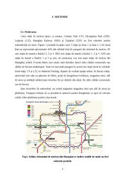 Proiect - Nivelul hidrocarburilor prezente în stațiile de metrou