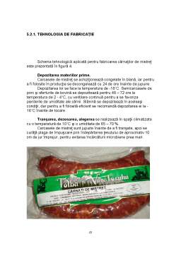 Licență - Studiul parametrilor fizico - chimici și bacteriologici în preparatele din carne de vânat