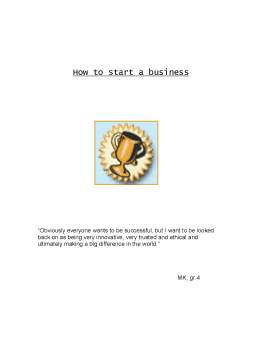 Proiect - How to Start a Business