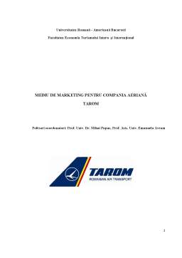 Proiect - Mediu de Marketing pentru TAROM