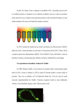 Proiect - Proteina verde fluorescentă