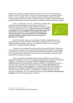 Proiect - Acordarea Etichetei Ecologice în România