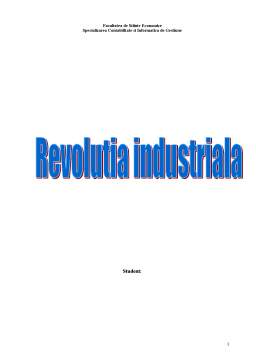 Referat - Romania in perioada revolutiei industriale
