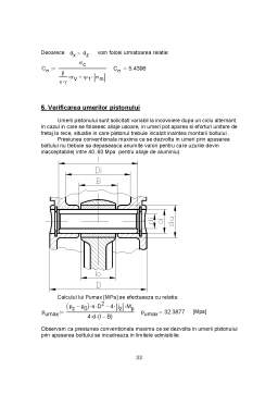Proiect - Calculul termic și organologic pentru un motor cu aprindere internă