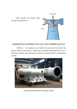 Referat - Principiul de funcționare al turbinelor Kaplan