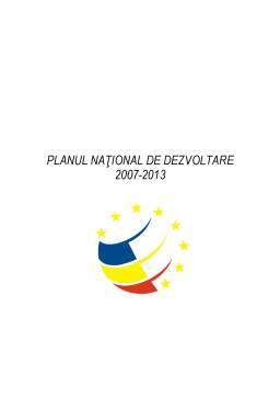Proiect - Rolul planului național de dezvoltare în implementarea politicii regionale în România în perspectiva integrării în UE