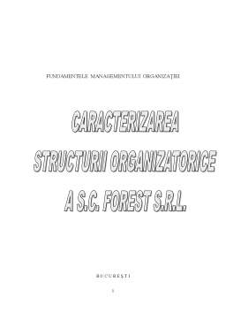 Referat - Caracterizarea structurii organizatorice la SC Forest SRL Baia Mare