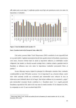 Disertație - Abordare comparativă privind dimensiunea resurselor financiare în țări membre ale Uniunii Europene