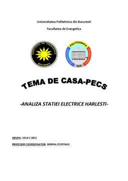 Referat - Partea electrică a centralelor și stațiilor - stația Hârlești