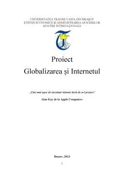 Proiect - Globalizarea și Internetul