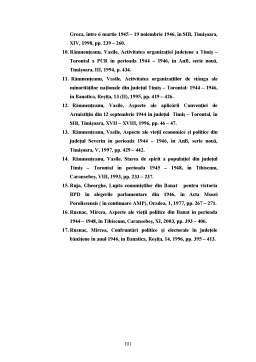 Proiect - Comunismul în Banat între 23 August 1944 - 31 Decembrie 1946