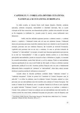 Proiect - Instituția cetățeniei în sistemul constituțional românesc