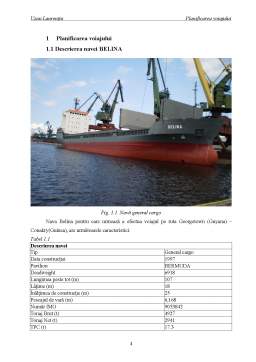 Proiect - Planificarea și Executarea Voiajului pe Ruta Georgetown-Conakry cu o Nava General Cargo