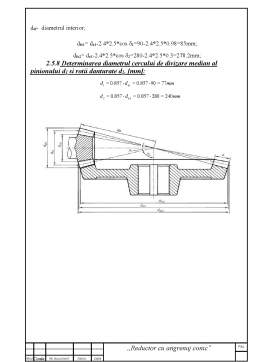Proiect - Mecanismul de acționare a unui snac-malaxor