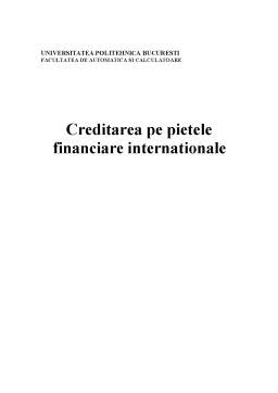 Referat - Creditarea pe piețele financiare internaționale
