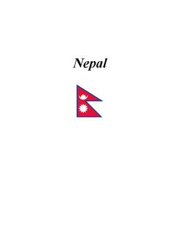Proiect - Raport de țară - Nepal