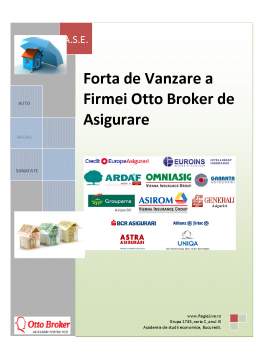 Proiect - Forța de vânzare a firmei Otto Broker de asigurare