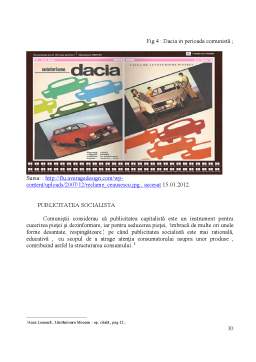 Licență - Publicitatea în Cadrul Companiei Dacia