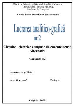 Referat - Circuite Electrice Compuse de Curent Electric Alternativ