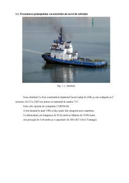 Licență - Studiul proceselor funcționale ale motoarelor principale navale la o navă de tip remorcher. analiză de supraalimentare