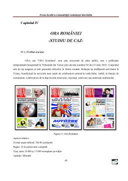 Licență - Presa Locală a Comunității Românești din Italia