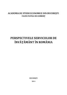 Proiect - Perspectivele Serviciilor de Învățământ din România
