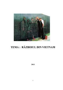 Proiect - Războiul din Vietnam