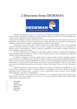 Proiect - Marketing Interorganizational Dedeman