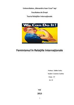 Referat - Feminismul în Relațiile Internaționale
