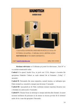 Referat - Sisteme Audio - SoundTech