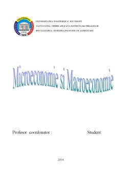 Referat - Micro și Macroeconomia