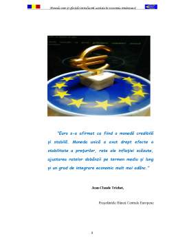 Disertație - Moneda Euro și Efectele Introducerii Acesteia în Economia Românească