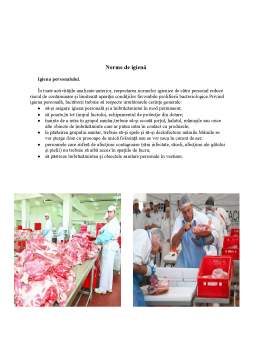 Referat - Reguli de igienă alimentară la carne