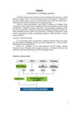 Proiect - Operațiunile instituțiilor de credit Volksbank