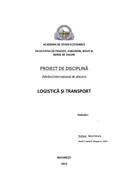 Referat - Logistică și Transport